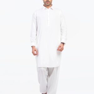 Salwar Kameez pakistanais pour hommes, vêtements de créateur, coupe classique, tenue musulmane traditionnelle moderne pour mariage, Eid, ou bureau. - Product Image 1