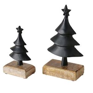 Set 2 Black Powder Coating <b>Tree</b> Shape Shelf Table Decor High Quality Material Handcrafted Unique Design <b>Christmas</b> Decorations - Product Image 2
