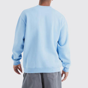 OEM vente en gros personnalisé 100% coton pull à col rond sweat poids lourd conception surdimensionnée sans capuche technique brodée - Product Image 2