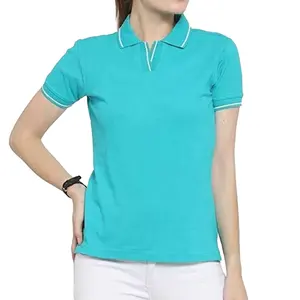 Senhoras camisas polo 2023 Moda Venda Quente mulheres camisas polo design personalizado 100% algodão camisas polo Golf