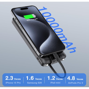 Alta capacità Premium Power Bank con 20000mAh 18W/20W doppia uscita USB Micro USB ingresso Wireless funzione di ricarica - Product Image 3