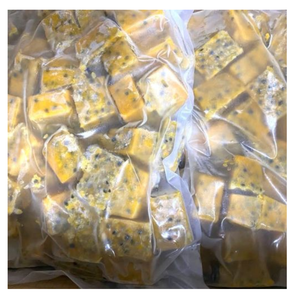 Segmentos de fruta de la Pasión congelada cortados en cubos listos para usar para jugo de ensalada y coberturas de postre de la fábrica de Vietnam - Product Image 5
