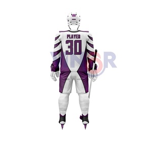 Vêtements de hockey sur glace pour équipe professionnelle pour hommes, imprimés sur mesure, nouveau style, chemise de sport avec technique de sublimation, uniforme de sport OEM - Product Image 4