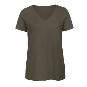 T-shirt promotionnel éco-responsable pour femmes Inspire V, merchandising éco-responsable - Product Image 5