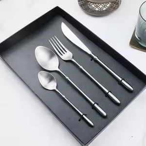 Juego de Cubiertos de Acero Inoxidable de Lujo, Tenedor, Cuchara, Cuchillo, Cubiertos para el Hogar, Cocina, Restaurante, Comedor - Product Image 6