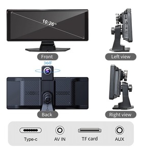 Radio de coche <span class=keywords><strong>Android</strong></span> de 10,26 pulgadas, inalámbrica, Carplay, navegación GPS para coche, unidad Carplay, compatible con <span class=keywords><strong>Bluetooth</strong></span>, FM, USB - Product Image 2