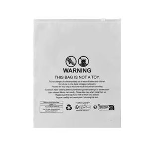 ถุงพลาสติกใสมันวาวถุงบรรจุอาหารแบบซิปล็อกทรงสี่เหลี่ยมพื้นเรียบ - Product Image 4