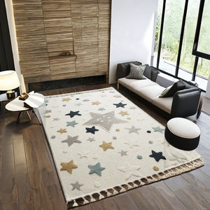 Nueva Colección de Alfombras de Poliéster de Alta Calidad, Hechas a Máquina en Turquía, para Uso en Hoteles, Diseño de Rompecabezas Africano, Reversibles - Product Image 1