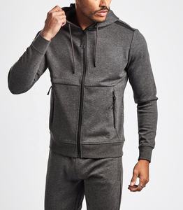 Logo personnalisé Vêtements de sport pour homme derniers modèles de survêtements personnalisés slim fit avec fermeture éclair pour homme survêtement de jogging pour homme ensemble de 2 pièces - Product Image 2