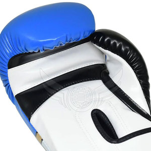 Guantes de boxeo hechos de cuero sintético, guantes de boxeo duraderos, cómodos, 12oZ - Product Image 5