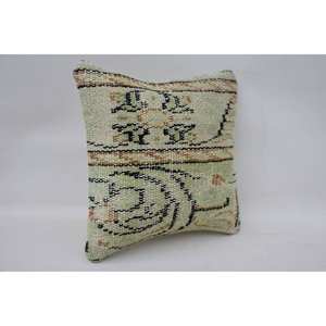 หมอนอิงพิมพ์ลายวินเทจขนแกะสีเบจ12X12นิ้วลายวินเทจผ้าโมเสค - Product Image 2