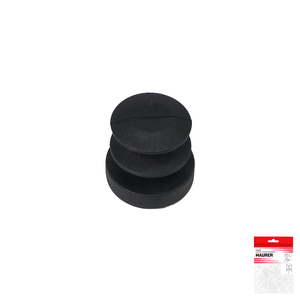 Tappo interno rotondo nero da 16 mm. Confezione blister da 4 pezzi. - Product Image 2