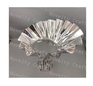 Cuenco para servir Chocolate de acero inoxidable antiguo, mundo de Metal indio pulido para artículos de fiesta, exhibición de postres dulces - Product Image 4