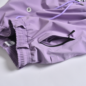 Pantalones holgados de esquí de nieve personalizados, pantalones con gancho en la cintura elástica, pantalones informales de lino fino para hombre, pantalones Cargo holgados de calle alta, Snowboard - Product Image 4