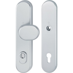 HOPPE 86G/3332ZA/3310 Aluminium F9-2 72 mm 37-47 mm Schutzgarnitur <b>Storage</b> <b>Lockers</b> Key Features - Product Image 1