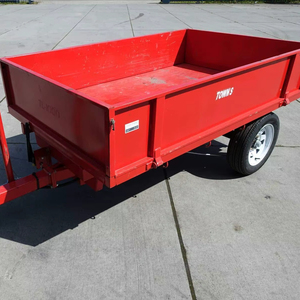 Remorque de ferme hydraulique 2 tonnes 3 tonnes 5 tonnes tracteur capacité de basculement livraison gratuite nouveau moteur à engrenages d'occasion essieu pneu inclus - Product Image 3