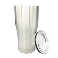 Vaso Térmico Personalizado de Acero Inoxidable de 20oz, Ecológico, de Doble Pared, Curvo, para Café, Estilo Americano, para Viajes y Negocios
