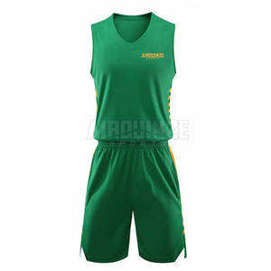 Conception de sublimation réversible personnalisée, ensemble de maillots d'uniformes de club de basket-ball pour adultes, vente en gros de motifs vierges avec logo - Product Image 1