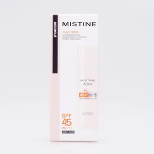 MISTINE AQUA BASE perlindungan ULTRA melembabkan & bersinar PRIMER tabir surya SPF45 PA +++ produk perawatan pribadi Thai