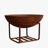 Meilleures ventes : Brasero rustique en fer pour bois de chauffage, couleur noire, pour camping, randonnée, jardin QAMAR OVERSEAS