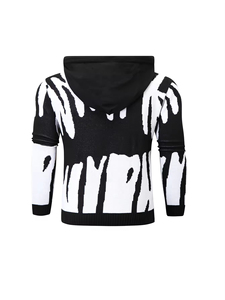 Sudadera con capucha de punto para hombre 2025, ropa de calle de moda, suéter informal con capucha, Sudadera con capucha de punto transpirable para moda urbana - Product Image 6