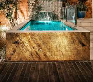 Translucent Stone <b>Veneer</b> Sheets Flexible Interior Natural Stone Wall Panels for Cladding Block Form - Product Image 6