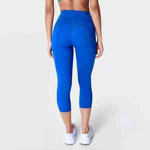 Wholesale OEM/ODM Custom <b>Cropped</b> Gym <b>Leggings</b> Sweat-Wicking & Quick-Drying Yoga <b>Leggings</b> for Women - Product Image 5