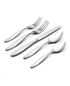 Juego de Cubiertos de Metal de acero inoxidable con acabado brillante Uso de catering para el hogar Hotel Cena Fiesta Vajilla Cubiertos decorativos - Product Image 4