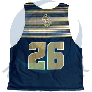 Ensemble d'uniformes de crosse sublimés personnalisés Équipe Maillots réversibles de crosse sublimés personnalisés Votre propre conception Pinnies de crosse - Product Image 2