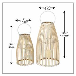 Top New Design Bamboo <b>Rattan</b> Portable <b>Lantern</b> <b>Lantern</b> Decorative Durable Handwoven For Room Decor - Product Image 4