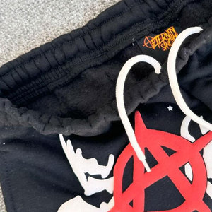 Fabricant de vêtements personnalisé graphique DTG impression Logo ensemble à capuche et pantalon de survêtement imprimé survêtement Tech polaire survêtement Hoddie - Product Image 5