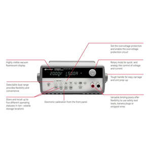 Fuente de Alimentación Configurable AC/DC Keysight E3640A de 30 W, 8 V 3 A o 20 V 1.5 A - Product Image 5