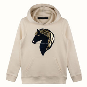 Sudadera con capucha Ecuestre para mujer con logotipo personalizado al por mayor sudadera extragrande con pantalones de nuevo diseño en color negro y gris - Product Image 4