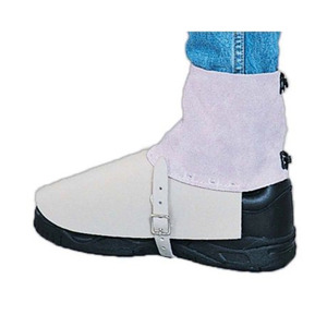 Protector de pierna de cuero dividido de la mejor calidad y cubierta de pie, cubierta de zapato de soldadura resistente a la abrasión por calor y llama, ropa de seguridad - Product Image 1
