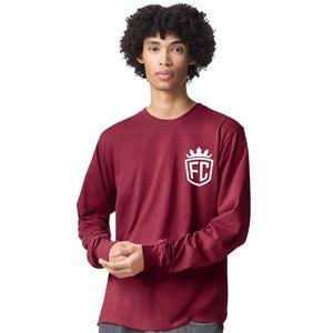 T-shirt classique à manches longues en coton pour homme, col rond, coupe décontractée, couleur unie, pour un usage quotidien, tee-shirt basique - Product Image 4