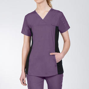 Uniforme de Enfermería, Pantalones de Spandex Elásticos en 4 Direcciones, Uniformes Médicos de Verano para Hospital, Uniformes de Enfermera de Manga Corta, Uniformes de Doctora para Mujer - Product Image 5