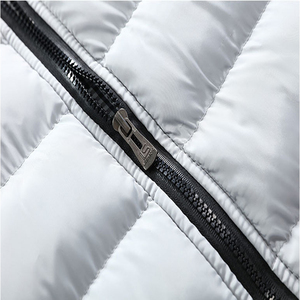 Chaleco acolchado de invierno Unisex de estilo informal de tela transpirable para hombre, abrigo mate personalizado, chaleco sin mangas acolchado con burbujas acolchadas - Product Image 4