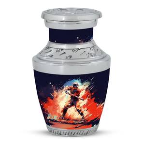 Urnes de balançoire de baseball pour la crémation de cendres humaines pour des urnes funéraires d'adultes - Product Image 1
