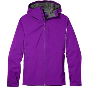 Veste de pluie légère et imperméable avec capuche pour femme, vêtement d'extérieur décontracté - Product Image 4