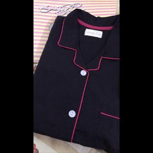 Vêtements de nuit en velours monochrome pour filles - Product Image 1