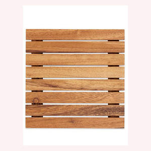 Stylish Wooden Trivet Tray Set with Lid <b>Heat</b>-Resistant, Eco-Conscious, and Designed for Modern Entertaining - Product Image 4