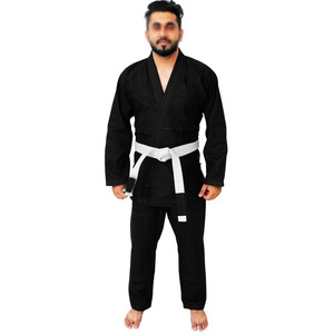 Color negro último estilo hombres usan Jiu Jitsu conjunto de uniforme de secado rápido hombres usan Jiu Jitsu conjunto de uniforme por Keembro - Product Image 2