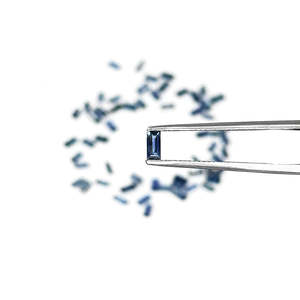 Natural Bangkok <b>Blue</b> Sapphire Untreated 2x3mm Brilliant Cut Baguettes Gemstone Material <b>Opal</b> Aquamarine From Natural Gems - Product Image 3