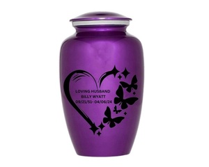 Memorial Urn <b>for</b> Human <b>Ashes</b> Decorative Urn Personalized Funeral Urn <b>for</b> Male and Female Available in Size 6&10 Inch - Product Image 5