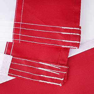 Lot de 2 drapeaux américains 2x3 pour extérieur, fabriqués aux États-Unis, résistants au vent fort, étoiles brodées, durables par tous les temps, USA TOP FLAGSINC - Product Image 3