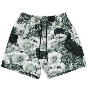 Shorts en maille personnalisés à la mode Ensembles de shorts personnalisés pour hommes Logo personnalisé Shorts d'entraînement d'été à séchage rapide pour hommes - Product Image 4