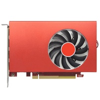 Carte graphique professionnelle multi-écrans 4 Go GDDR5 PCIe GPU pour ordinateur de bureau, affichage de surveillance, carte graphique RX550