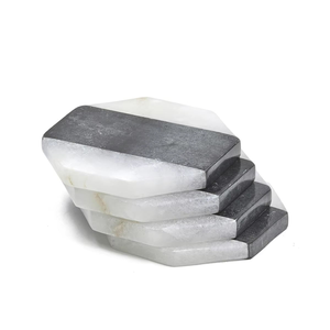 Sous-verres en marbre d'albâtre faits à la main, écologiques, vente en gros, meilleure qualité, vaisselle, disponibles au meilleur prix - Product Image 2