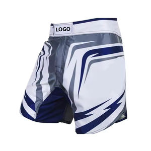 2024 vente en gros meilleure vente hommes MMA Shorts de haute qualité Kick Boxing Sportswear Logo personnalisé Sublimation Arts martiaux porter - Product Image 1