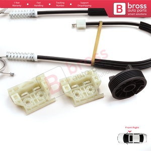 Kit de réparation de lève-vitre BWR905, porte droite, pour 3 Crossback SA SB 2009 et après, 3 portes HB Cabriolet 9222FV - Product Image 6